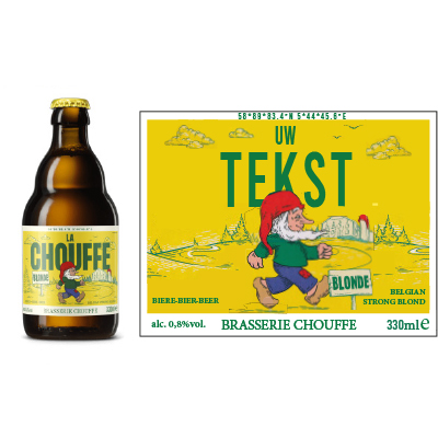 Gepersonaliseerd bieretiket La Chouffe 33 cl