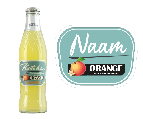 Gepersonaliseerd Ritchie orange etiket