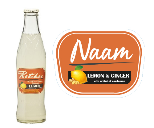 Gepersonaliseerd Ritchie Lemon Ginger etiket